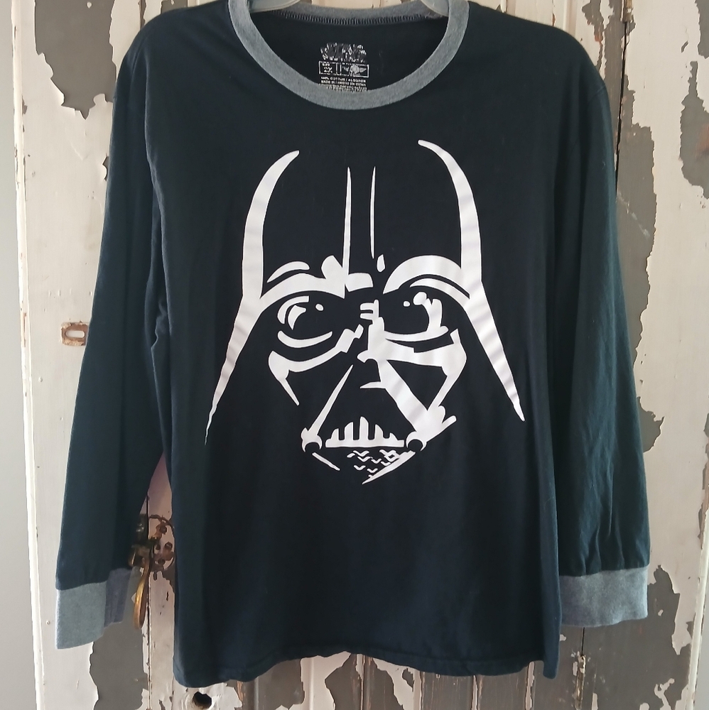 2X STAR WARS Long Sleeved Tee Navy